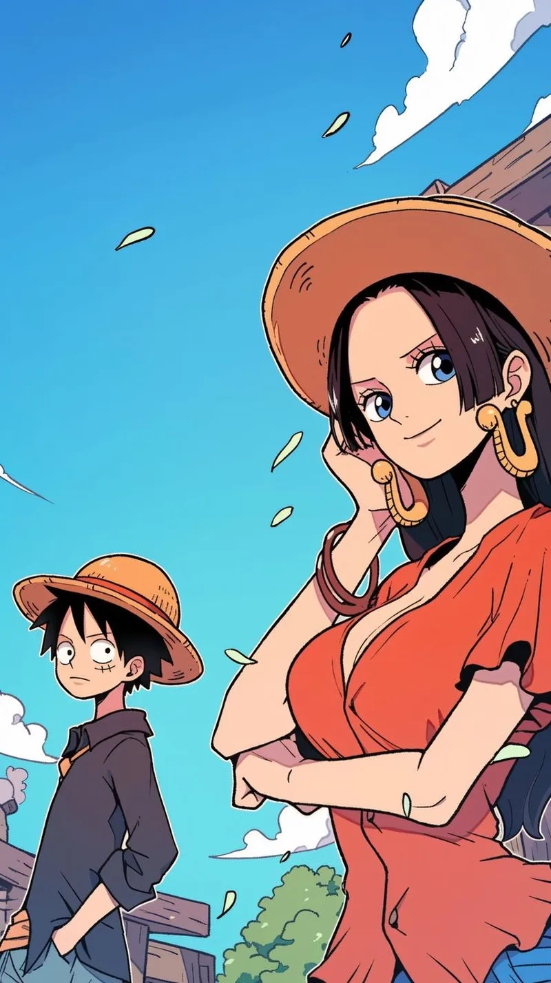 Cặp đôi cosplay cực hot Luffy Boa cosplay đốn tim fan