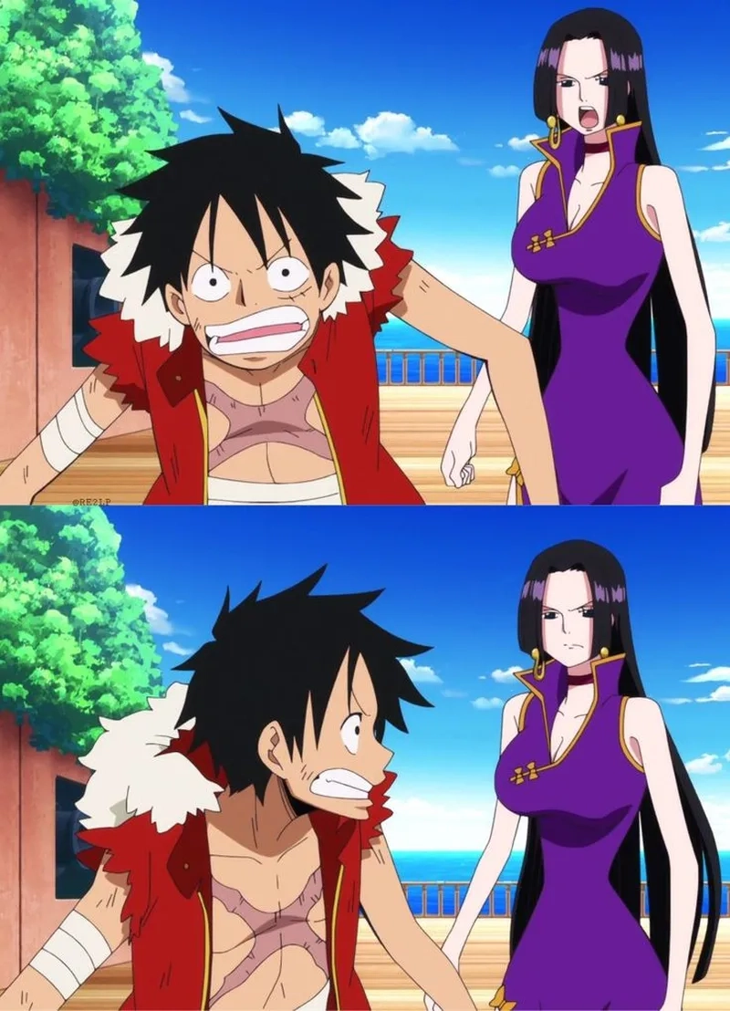 Diễn biến hấp dẫn trong Luffy vs Boa Hancock tập đại