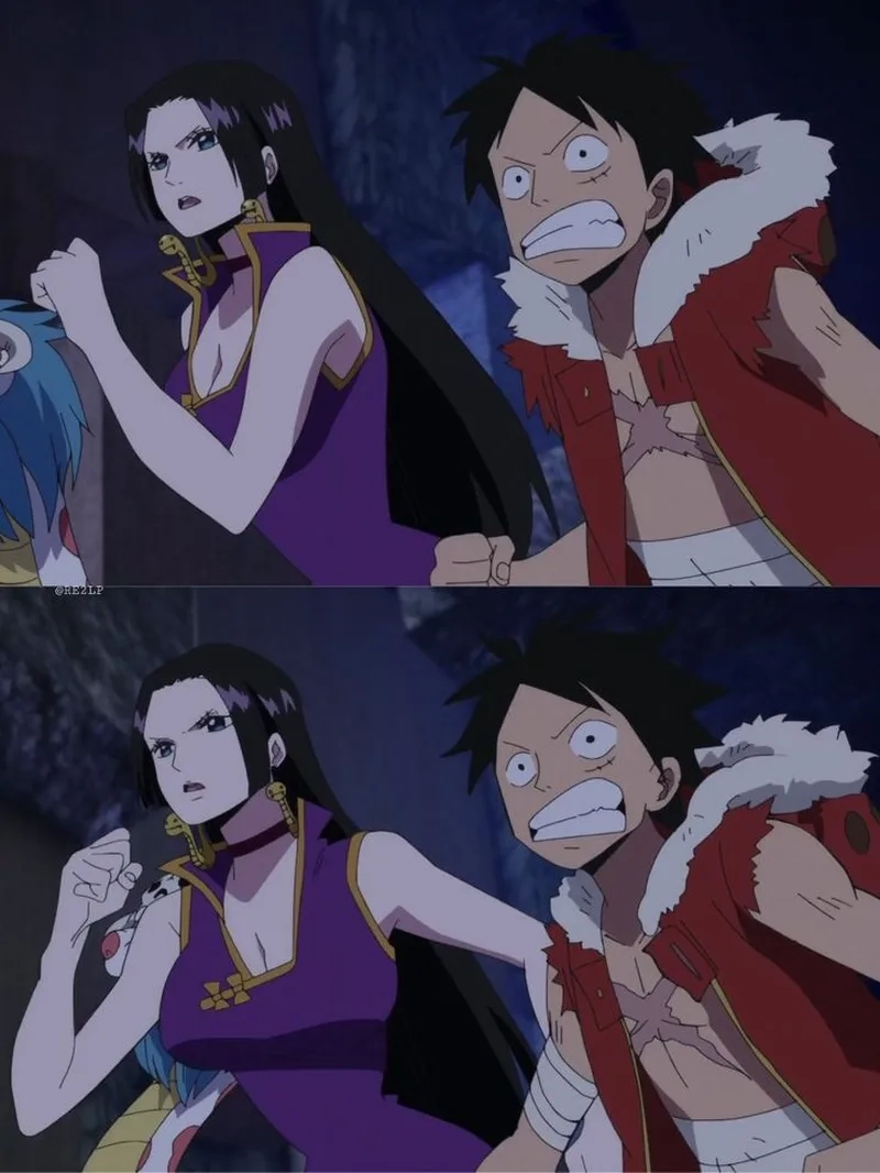 Câu chuyện chưa kể về Luffy và Boa được tiết lộ