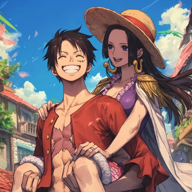 Trận đối đầu lạ lùng trong Ảnh Luffy vs Hancock