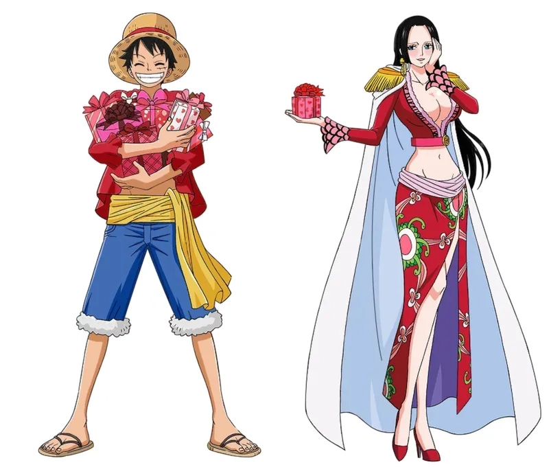 Những tấm ảnh Luffy và Boa đầy cảm xúc