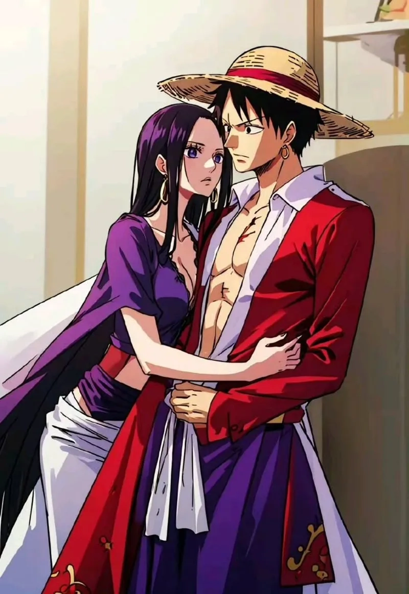 Bộ sưu tập đặc biệt ảnh Luffy và Boa Hancock đẹp từng khung hình