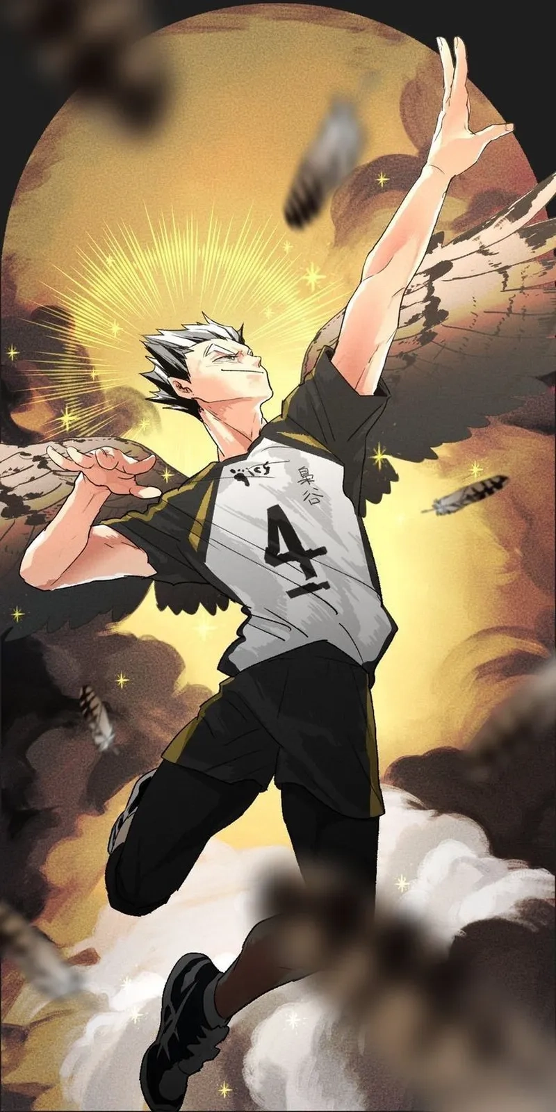 Thưởng thức bộ sưu tập Bokuto fanart sáng tạo cực đỉnh từ cộng đồng artist