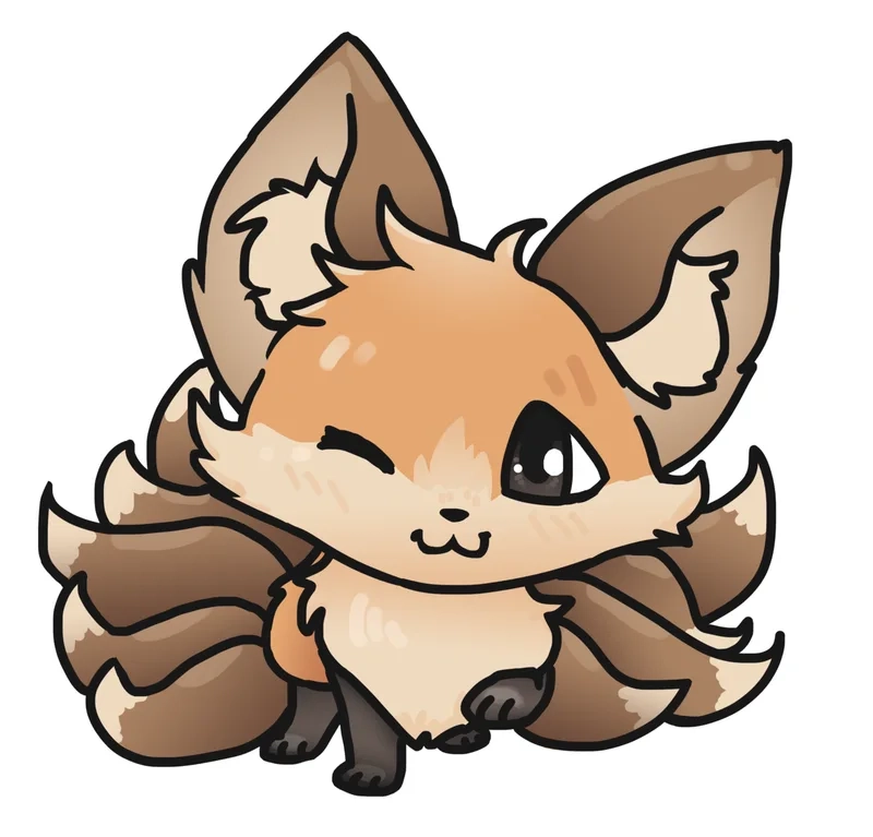 Bạn đã thấy con cáo anime nào dễ thương thế này chưa