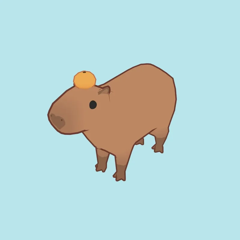 Ngắm nhìn capybara cute chibi là hết buồn ngay