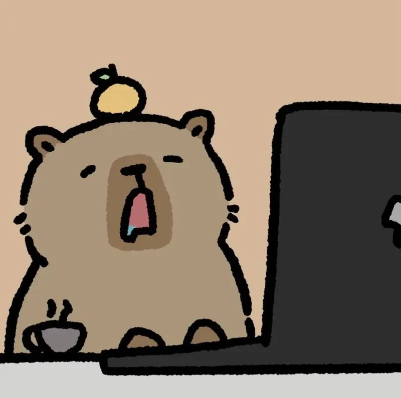 Học vẽ vẽ capybara cute chibi chỉ trong vài bước