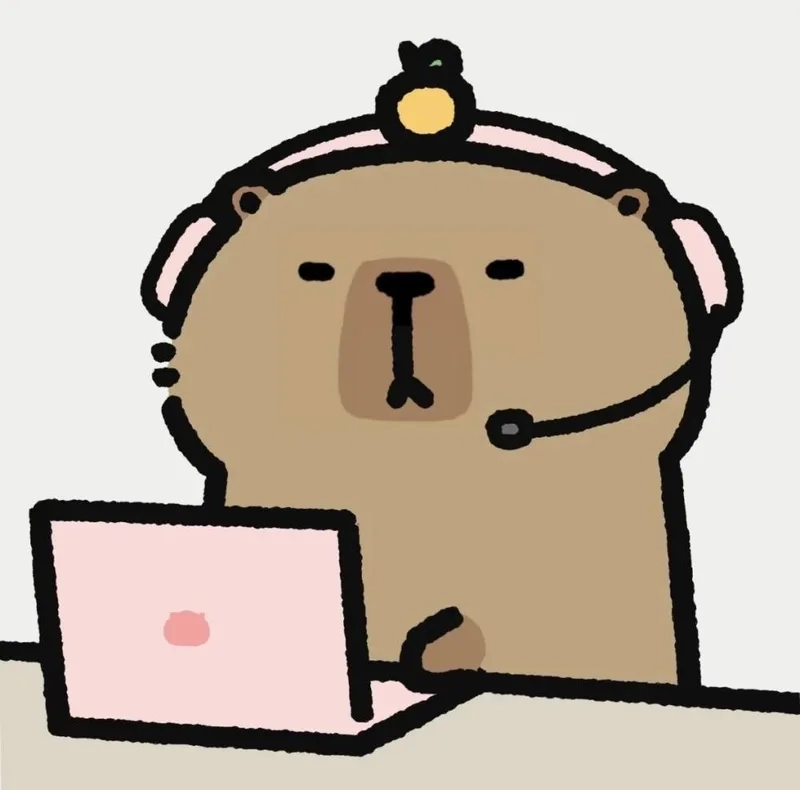 Mê mẩn nét đẹp capybara chibi vô tri đáng yêu lạ thường