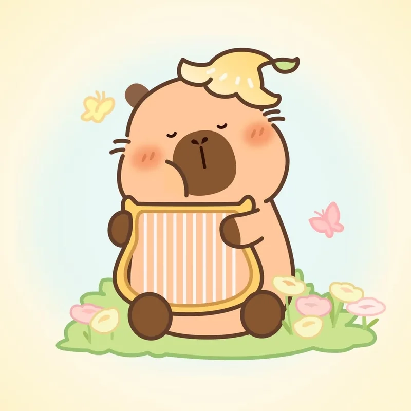 Chiêm ngưỡng loạt ảnh capybara chibi cute đốn tim