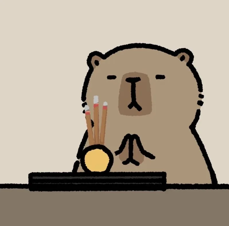 Cài ngay chibi hình nền capybara cute chibi cho máy bạn