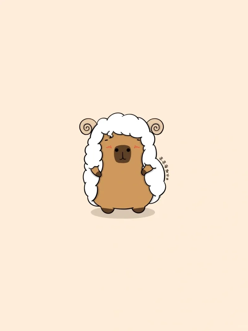 Chill nhẹ với cute chibi hình nền capybara cute chibi