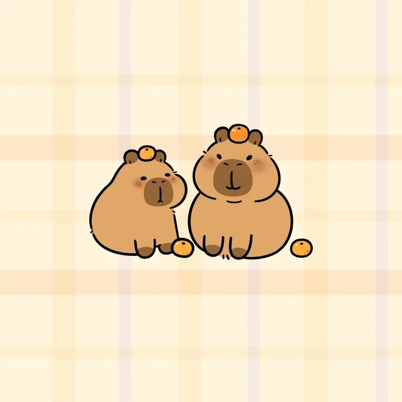 Cập nhật bộ sưu tập hình nền máy tính capybara cute chibi