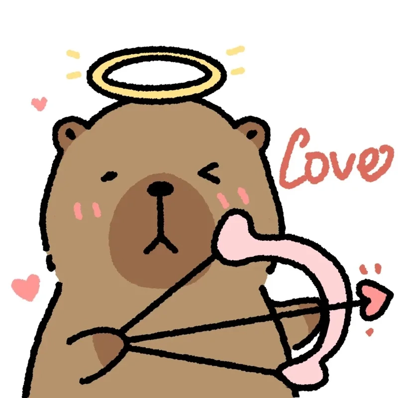 Xem ngay bộ ảnh chibi capybara siêu cấp đáng yêu