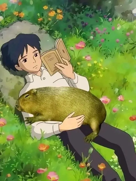 Capybara meme cute đem lại những khoảnh khắc đáng yêu