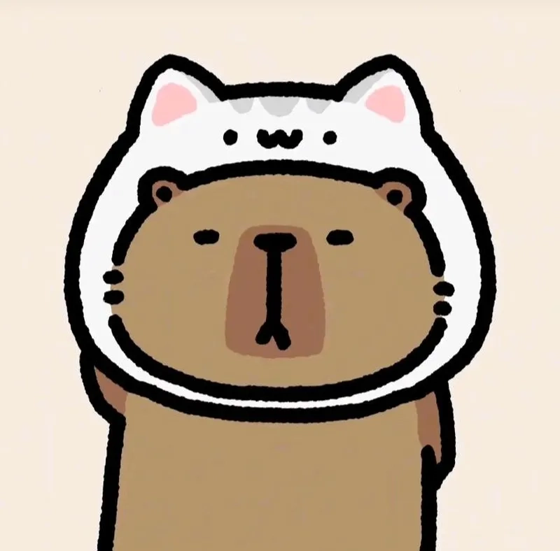 Mê mẩn với capybara meme chibi dễ thương cưng xỉu luôn