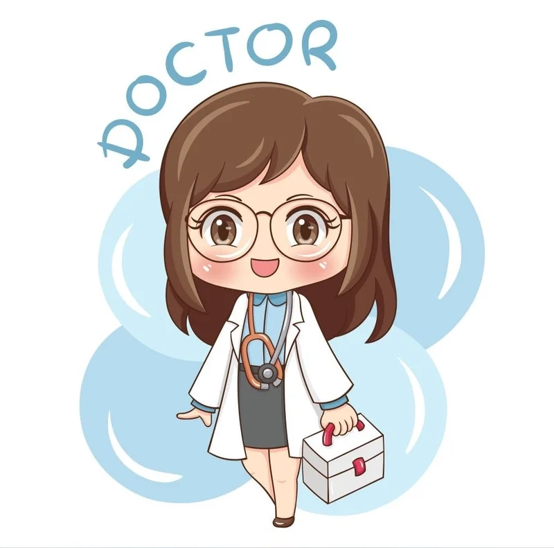 Bộ sưu tập hình bác sĩ dễ thương cho slide và mạng xã hội