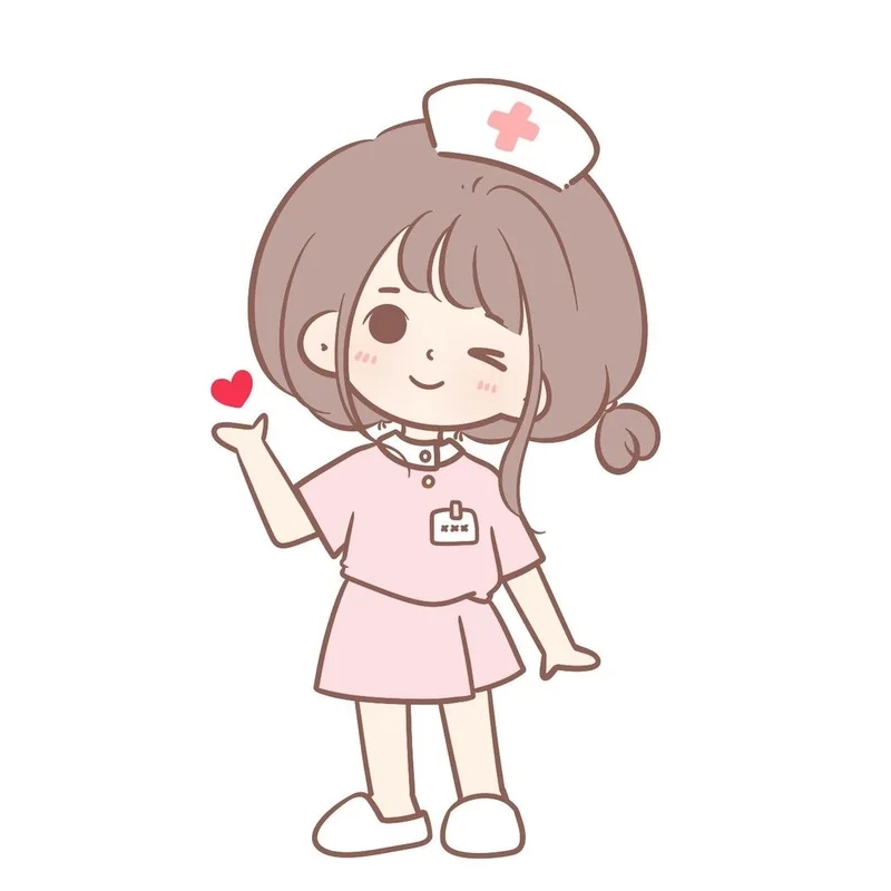 Mẫu thiết kế y tá vector chuẩn đẹp cho đồ họa