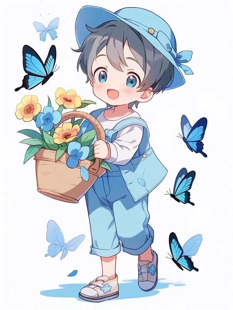 Thêm phần đáng yêu với chibi bé trai cute