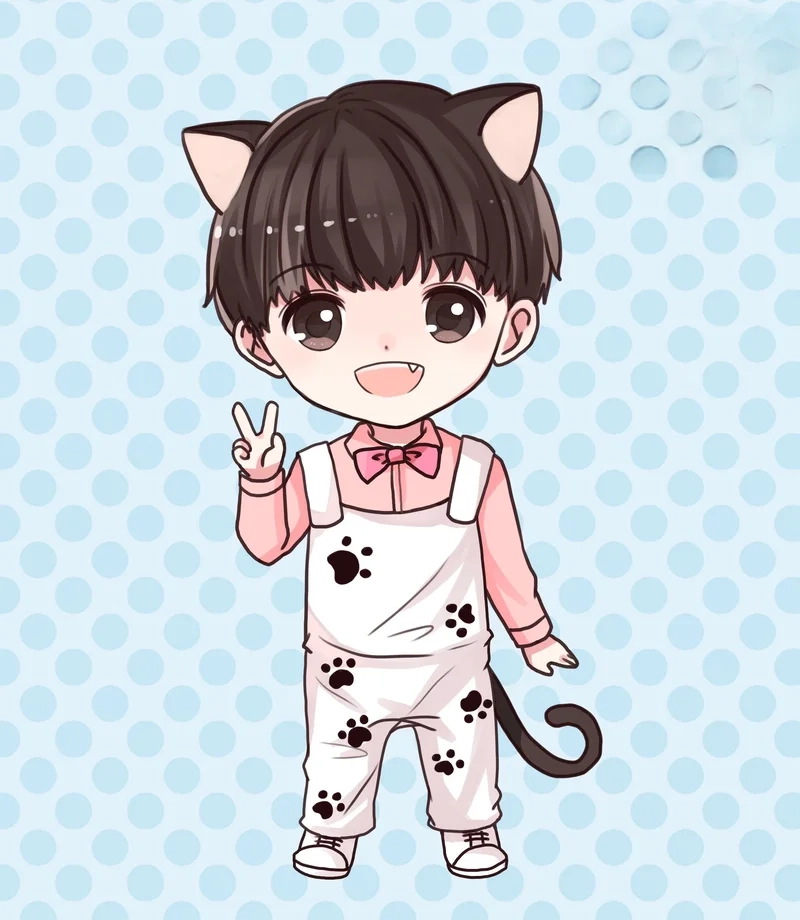 Chọn lựa mẫu chibi bé trai đẹp mắt và dễ thương