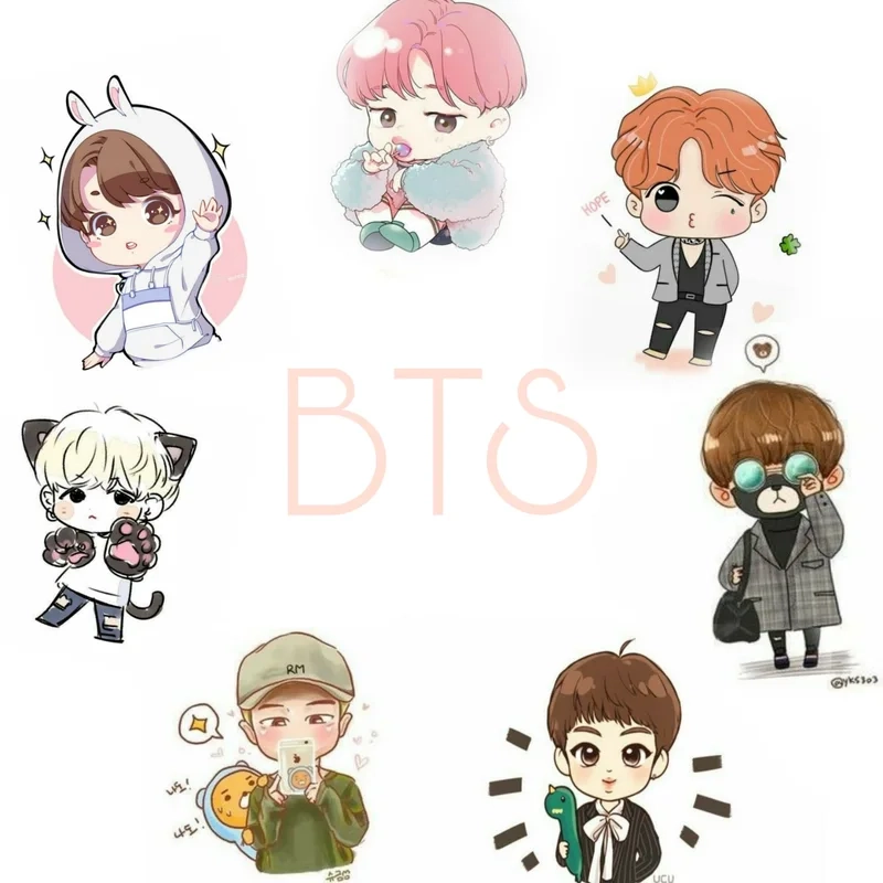 Army bts chibi luôn là hình ảnh yêu thích của người hâm mộ BTS
