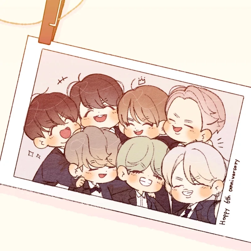 Ảnh chibi bts cute khiến bạn không thể ngừng nhìn