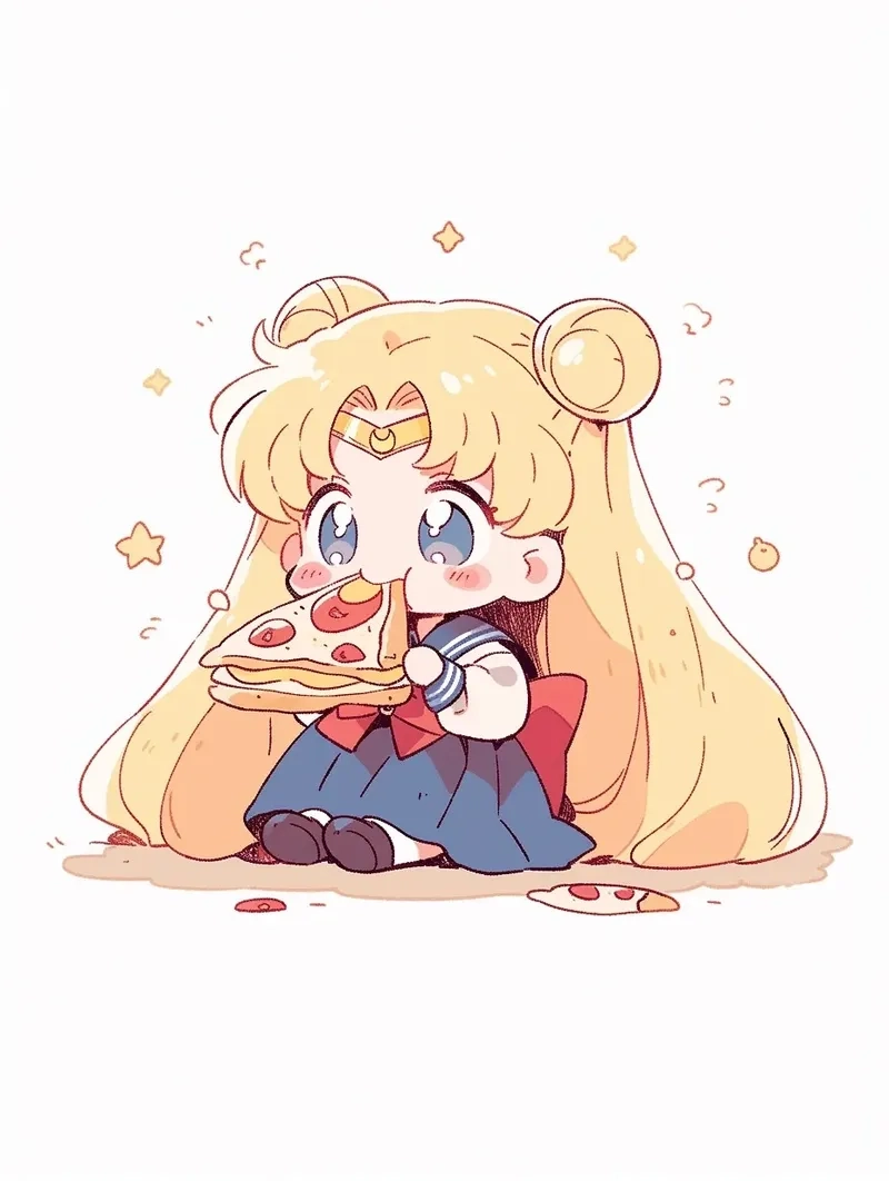 Chiêm ngưỡng hình anime chibi đơn giản đầy nghệ thuật