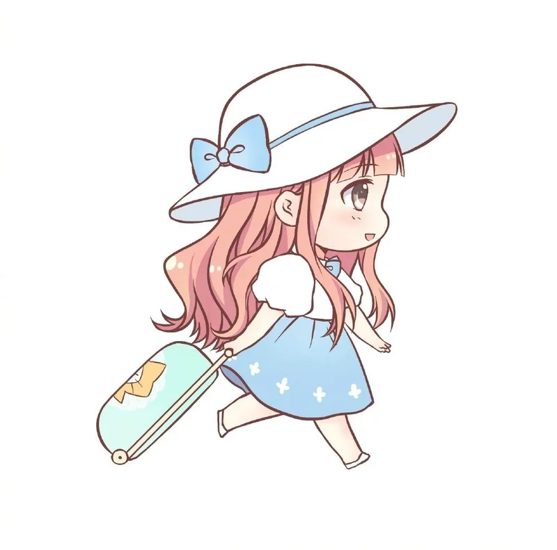 Thế giới chibi nữ cute lung linh trong từng nét vẽ