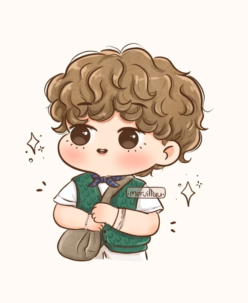 Top mẫu ảnh chibi nam ngầu cho avatar cực cá tính