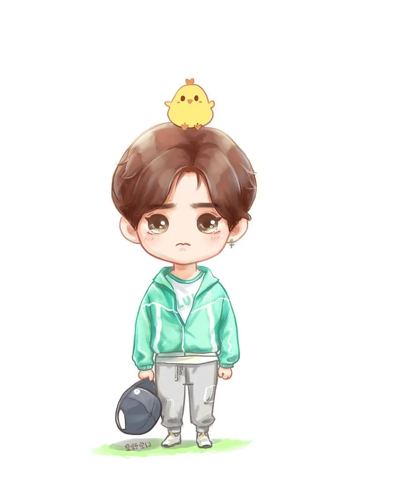 Đắm chìm trong vẻ đẹp ảnh nam cute chibi khó cưỡng