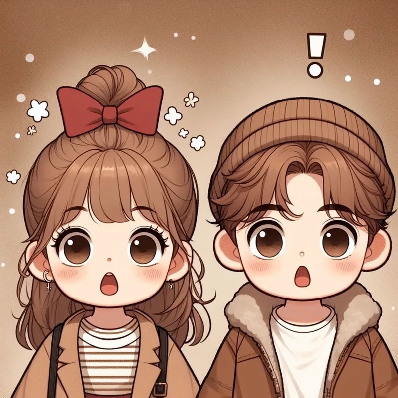 Tăng độ đáng yêu với chibi đôi cute siêu cấp đáng yêu