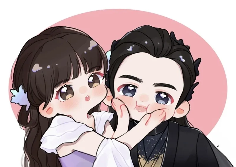 Những mẫu hình chibi cute cặp đôi cực dễ thương cho couple