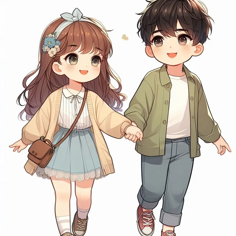 Cập nhật ngay hình chibi cặp đôi mới nhất cực đáng yêu