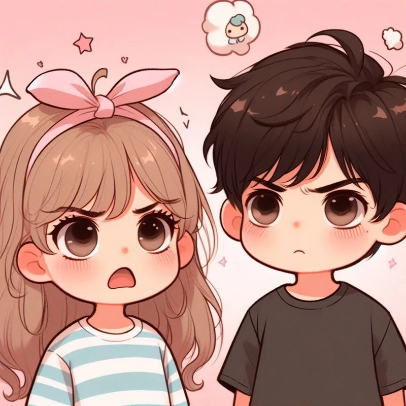 Gợi ý cực hot cho bạn hình chibi cặp đôi cute chất như nước cất