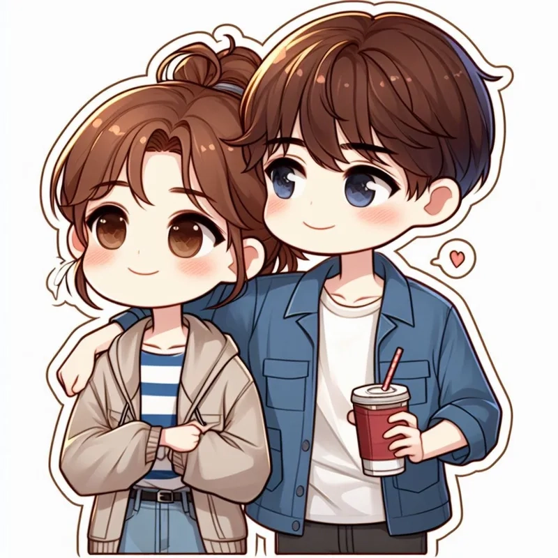 Gợi ý hình nền hình nền chibi cặp cực đáng yêu