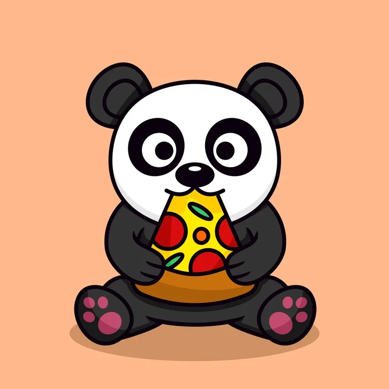 Bộ sưu tập hình ảnh gấu trúc chibi siêu đáng yêu