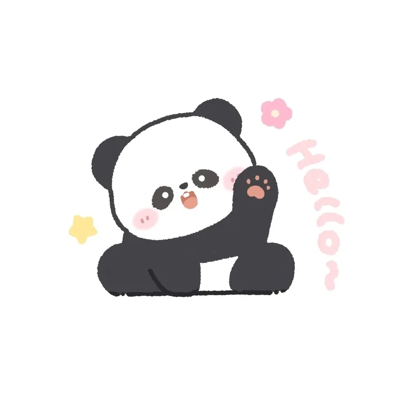 Khám phá gấu panda chibi đáng yêu nhất