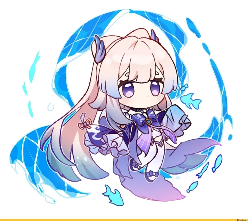 Dán ngay genshin impact chibi sticker cho điện thoại của bạn