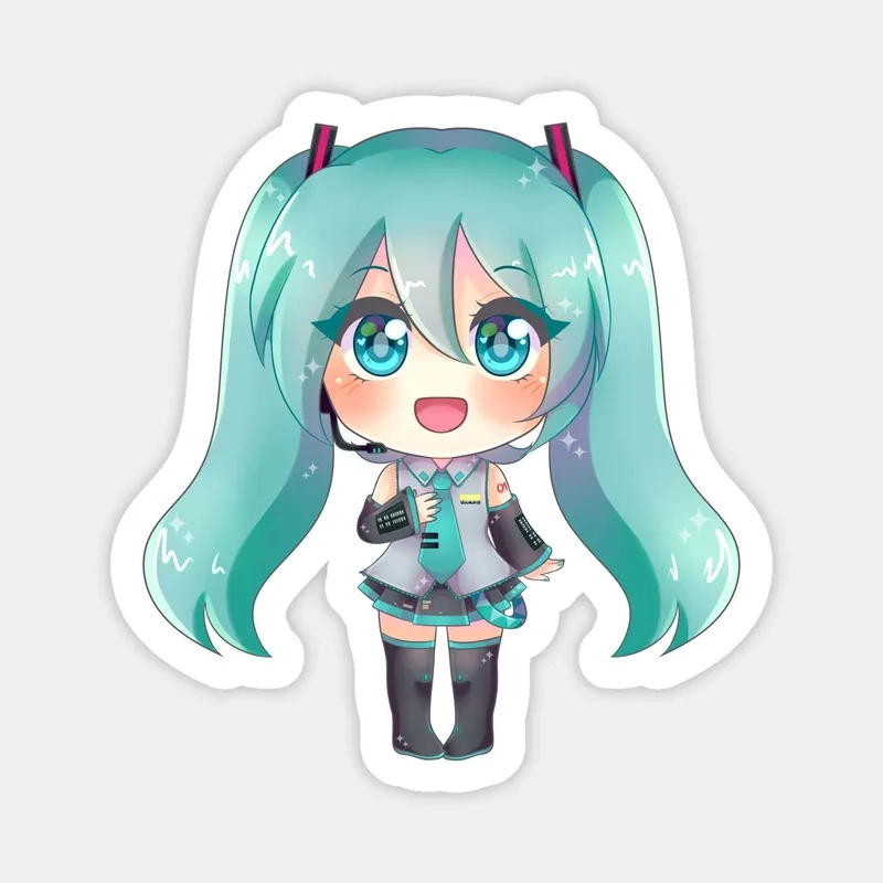 Miku chibi dễ vẽ với các bước đơn giản nhưng rất thú vị