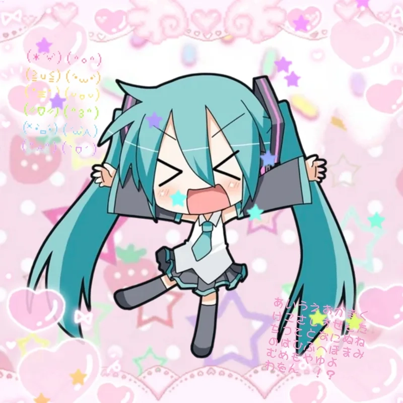 Hình miku chibi là hình ảnh dễ thương không thể thiếu trên mọi thiết bị
