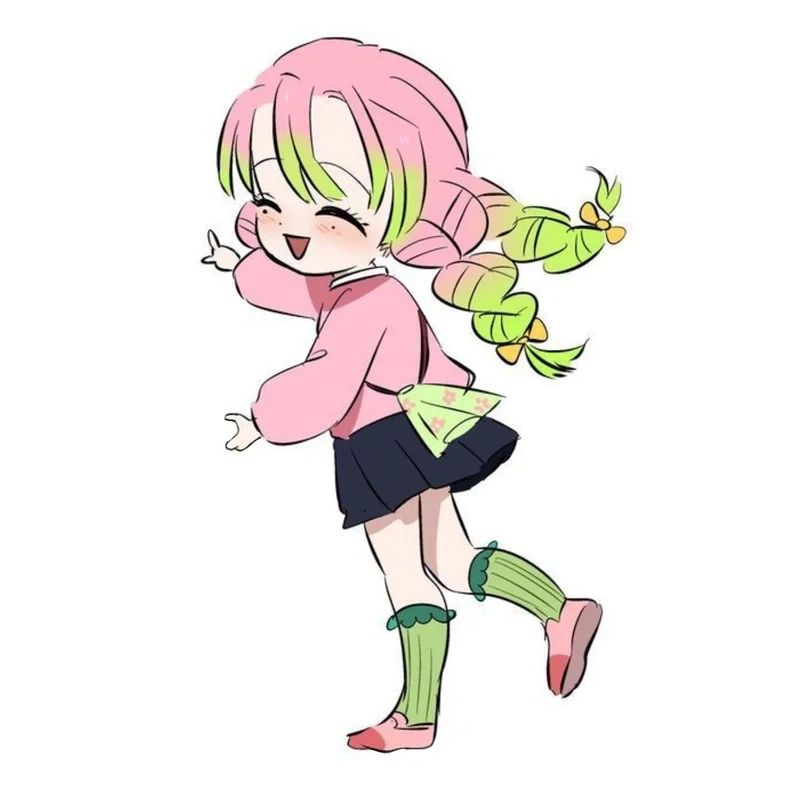 Khi mitsuri và shinobu chibi cùng xuất hiện thì sao