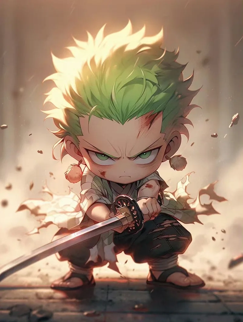 Chiêm ngưỡng mô hình zoro chibi cực độc đáo