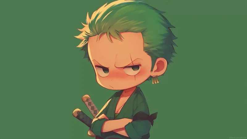 Bạn đã thử zoro chibi dibujo phong cách Tây chưa
