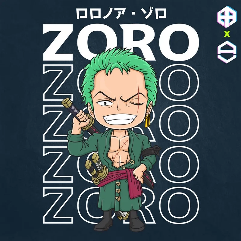 Mê mẩn với bộ zoro chibi drawing cực sáng tạo
