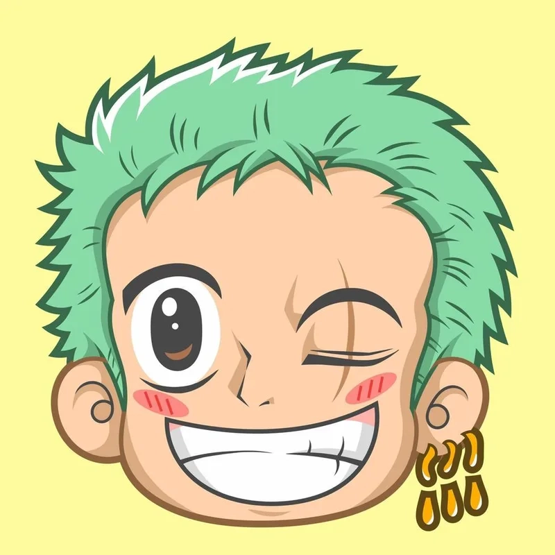 Cách vẽ zoro chibi dễ vẽ cho người mới bắt đầu