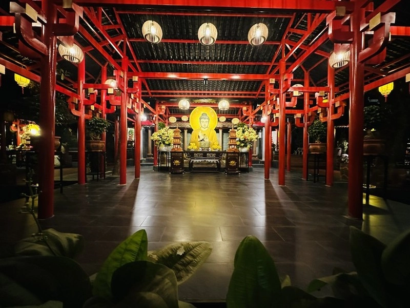 Vẻ đẹp chùa cây thị phật quang thu hút du khách