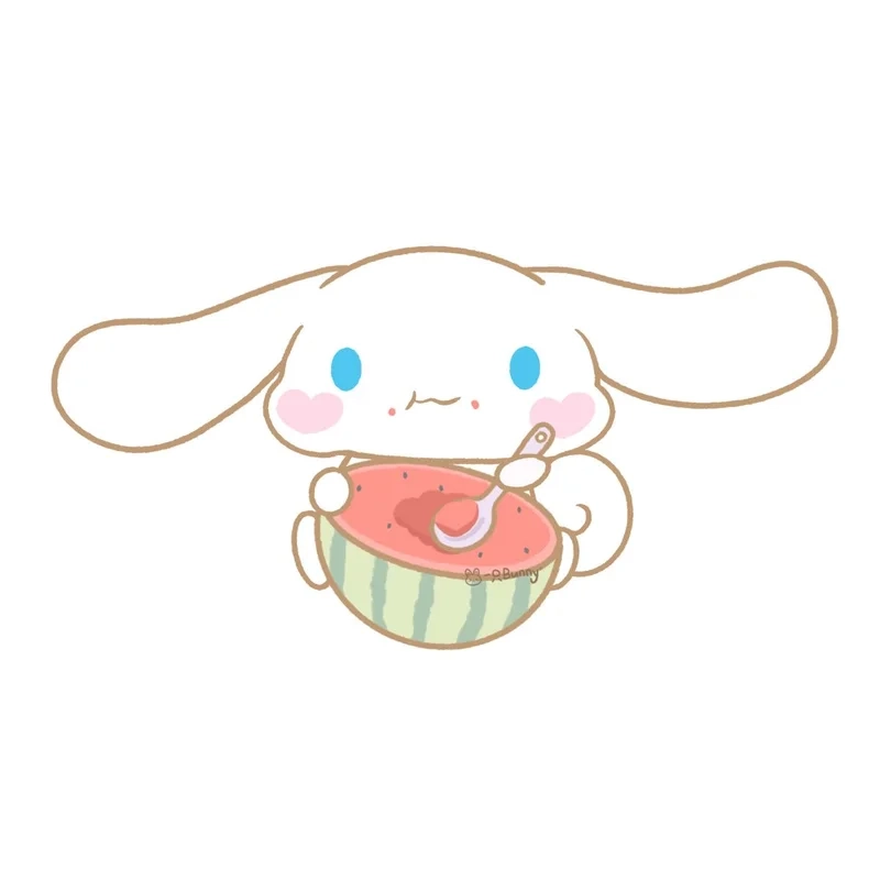 Bùng nổ đáng yêu cùng kawaii cute chibi cinnamoroll anime