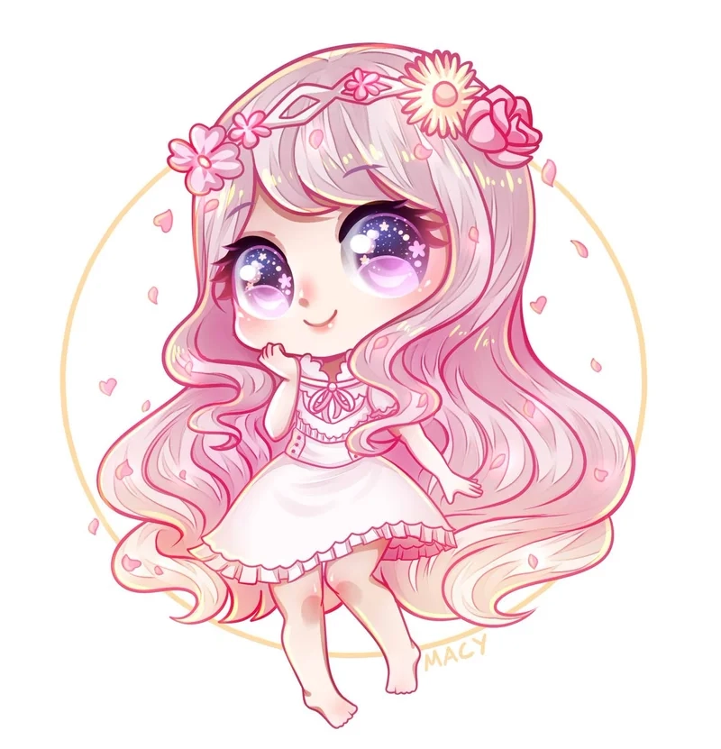 Chibi bé gái dễ thương này sẽ khiến bạn không thể rời mắt