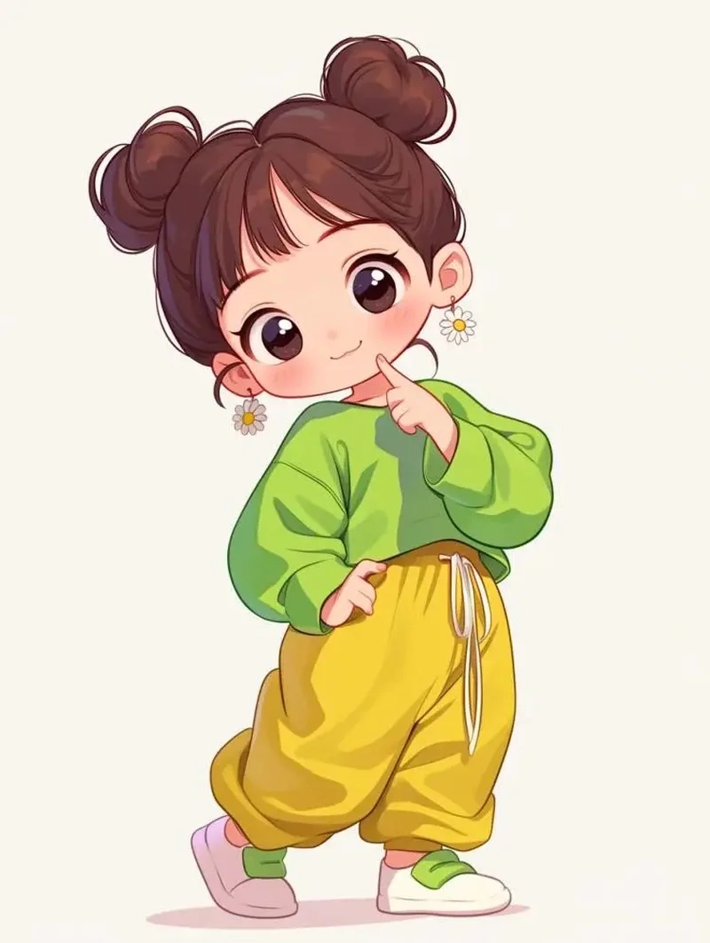 Hình ảnh cô gái cute chibi là món quà tuyệt vời cho những ai yêu thích chibi