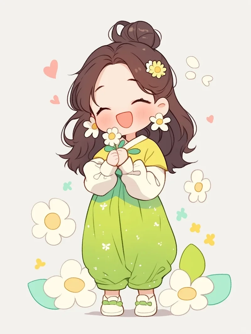 Chibi con gái đáng yêu này khiến không gian của bạn thêm phần sinh động