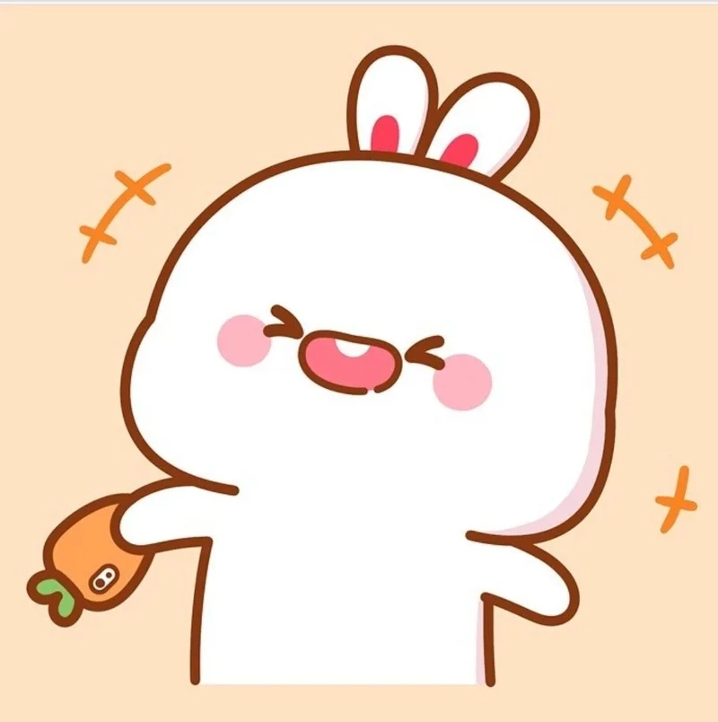 Ngắm nhìn bộ ảnh dễ thương thỏ cute hình chibi khiến tim bạn tan chảy