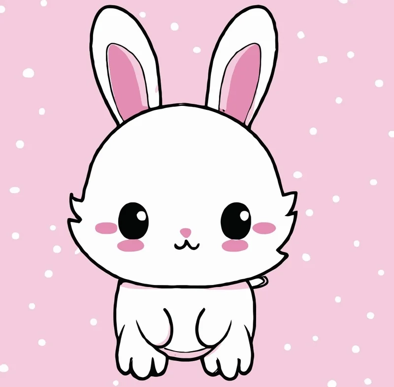 Siêu đáng yêu với bộ ảnh hình thỏ chibi cực chất